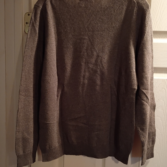 NWT Charter Club Women's 100% Luxury Cashmere Crewneck Sweater in Heatherd Mocha - Picture 3 of 6